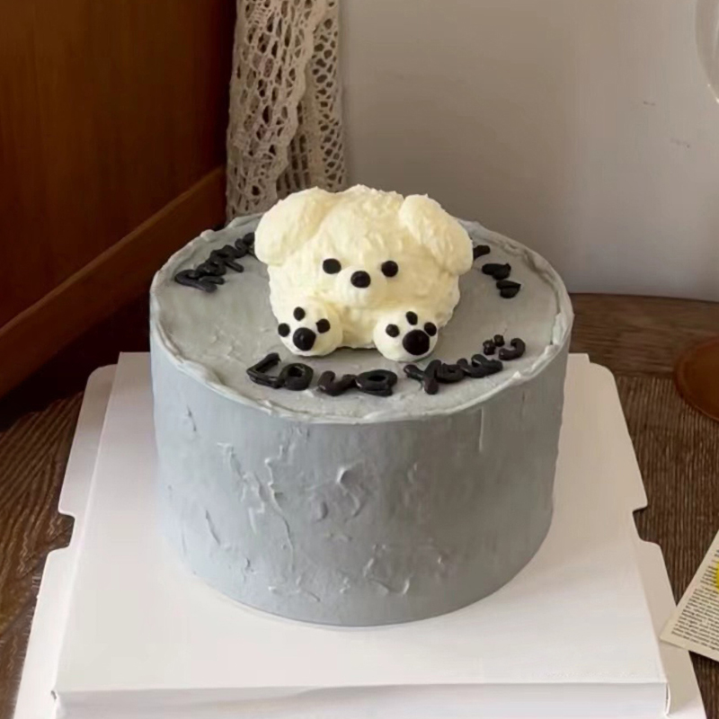 十二生肖狗主题男生版鲜奶蛋糕