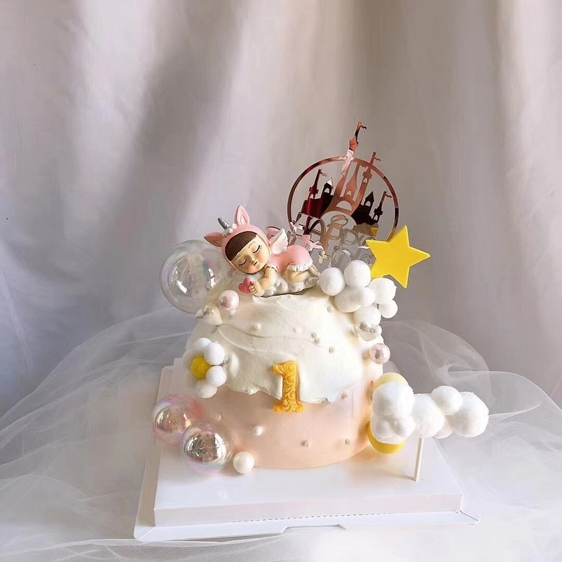女宝周岁生日蛋糕