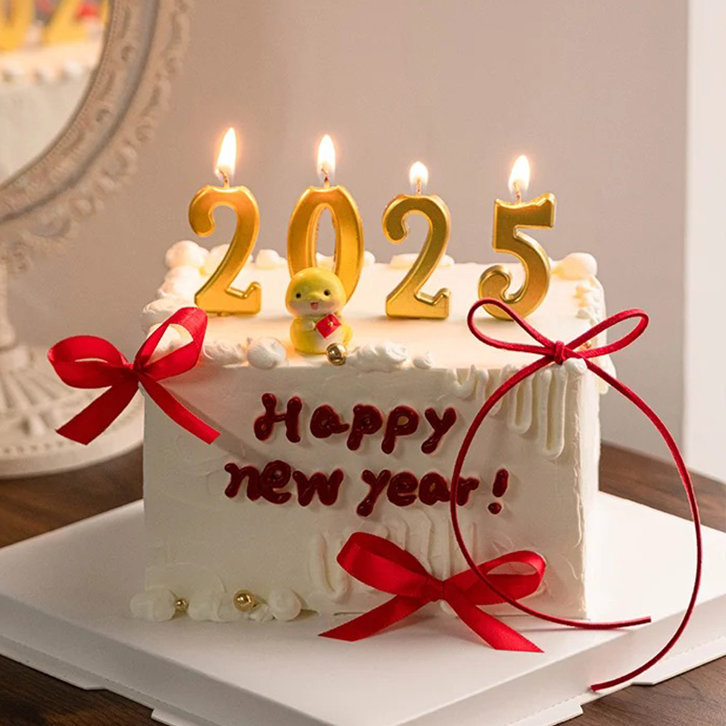 2025新年主题方形鲜奶蛋糕（二）